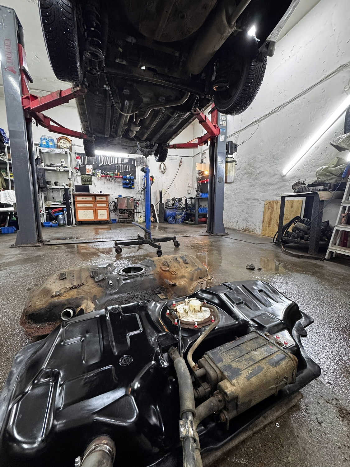 Топливный бак Kia Rio 3 пластик 2011-2017 г.в. (bolt-on)