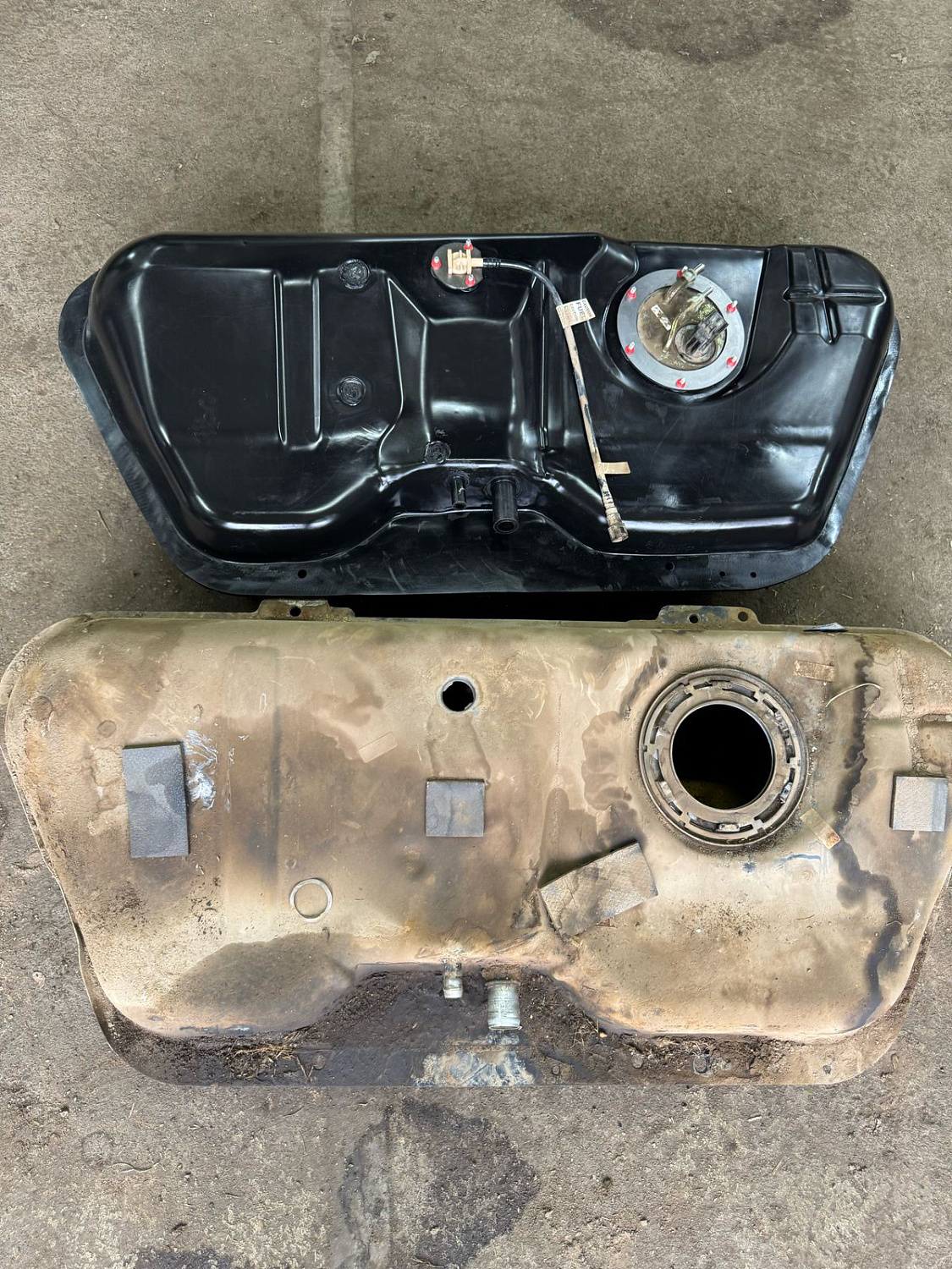 Топливный бак Шевроле Ланос, 1997-2010 усиленный пластик (bolt-on)